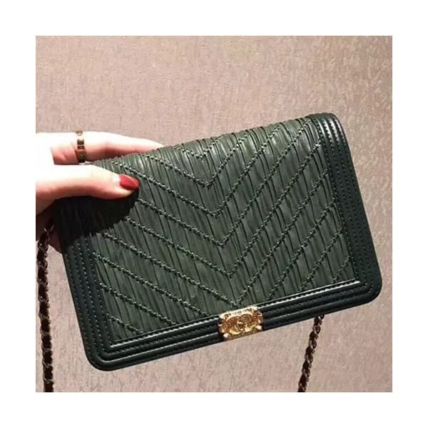 Chanel 2018 WOC Leather Chain Cross Bag ,19CM - 샤넬… - 1