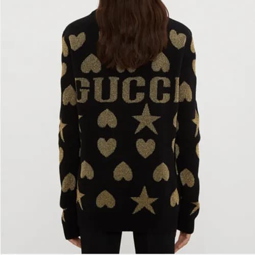 [인기상품]Gucci Heart Star Intarsia Kruk Knit Sweater …