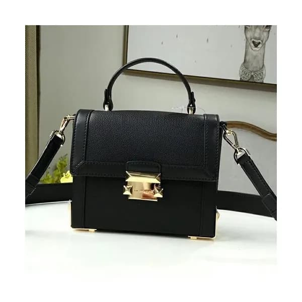 Michael Kors Leather Janey Tote Shoulder Bag, 19CM… - 1