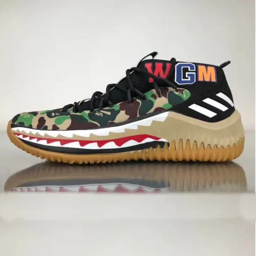 Adidas x Babe 2018 Dame4 Green Camo - 아디다스 데임 4 X … - 1