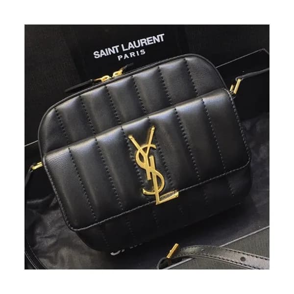 Saint Laurent 2019 Vicky Camera Shoulder Bag,18cm … - 1