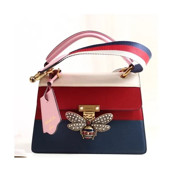 Gucci GG 2018 Queen Margaret Leather Tote Shoulder… - 1
