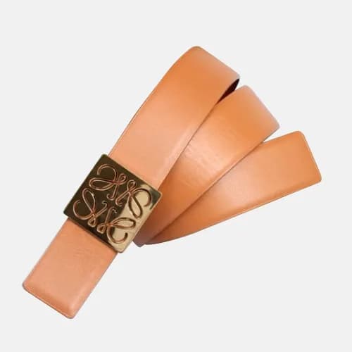 Loewe 2019 Mens Anagram Buckle Reversible Leather … - 1