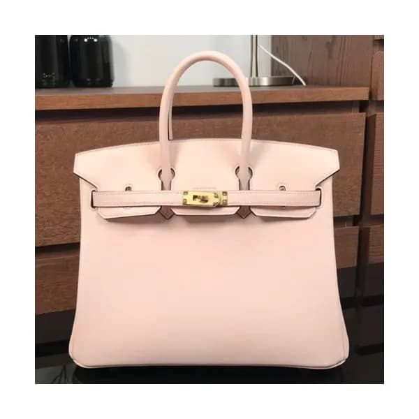 Hermes Birkin Swift Leather Tote Shoulder Bag ,25c… - 1
