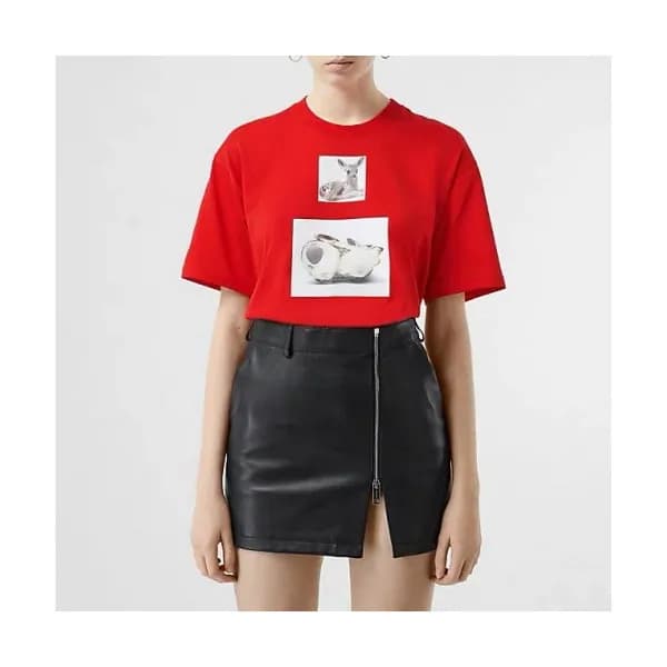 Burberry 2019 Mm/Wm Printing Logo Cotton Short Sle… - 1