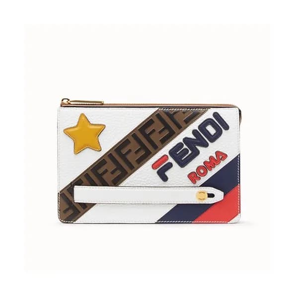 Fendi 2019 Leather Clutch Bag ,24CM - 펜디 2019 레더 남… - 1