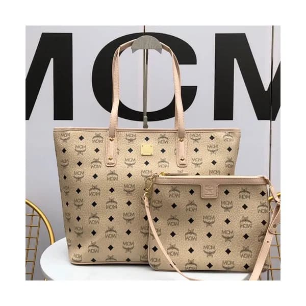 MCM Anya Visetos Tote Shoulder Shopper Bag,35cm - … - 1