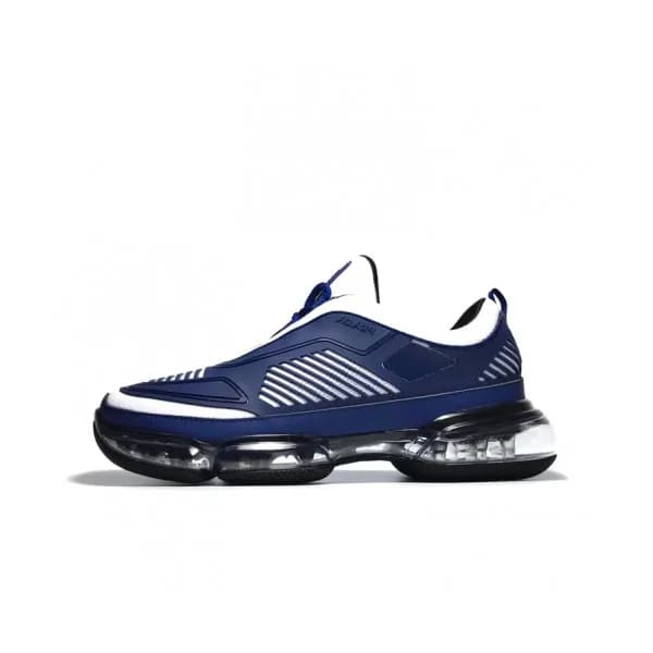 Prada 2019 Mens Casual Logo Leather Two-tone Runn… - 1
