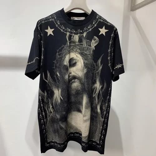 Givenchy 2019 Mm/Wm Logo Oversize Cotton Short Sle… - 1