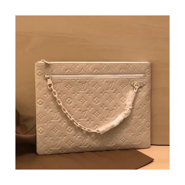 Louis Vuitton 2019 Pochette Apollo Clutch Bag,34cm… - 1