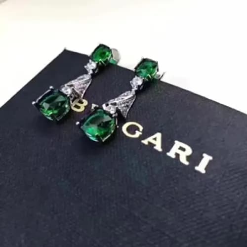 BULGARI Silver Earring - 불가리 여성용 실버 귀걸이 Bul0004. - 1