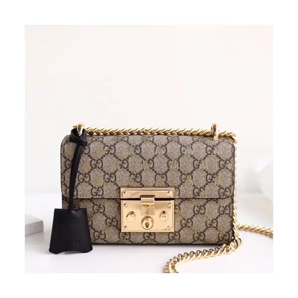 Gucci 2019 Pad Lock Mini Supreme Women Shoulder Ba… - 1