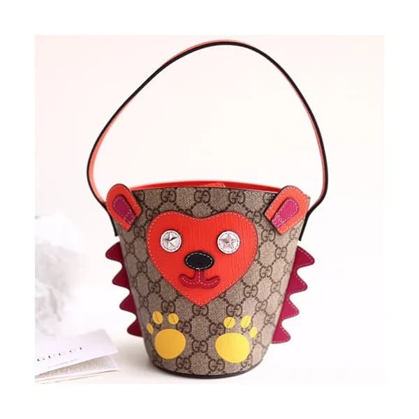 Gucci GG Children Bucket Shoulder Bag,18.5CM - 구찌 … - 1