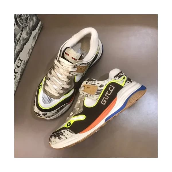Gucci 2019 Mm/Wm Leather Running Shoes - 구찌 2019 남… - 1