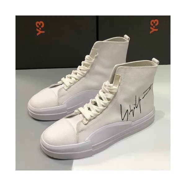 Y-3 2019 Mm / Wm Canvas Sneakers - 요지야마모토 2019 남여공… - 1