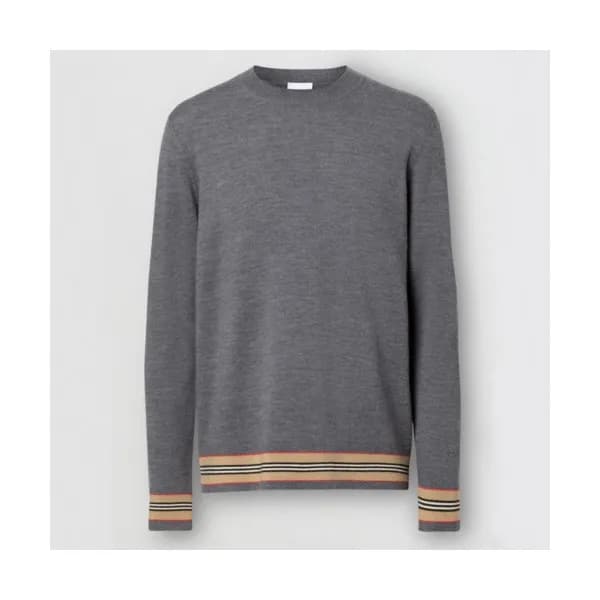 Burberry 2019 Mens Retro Logo Wool Sweater - 버버리 2… - 1