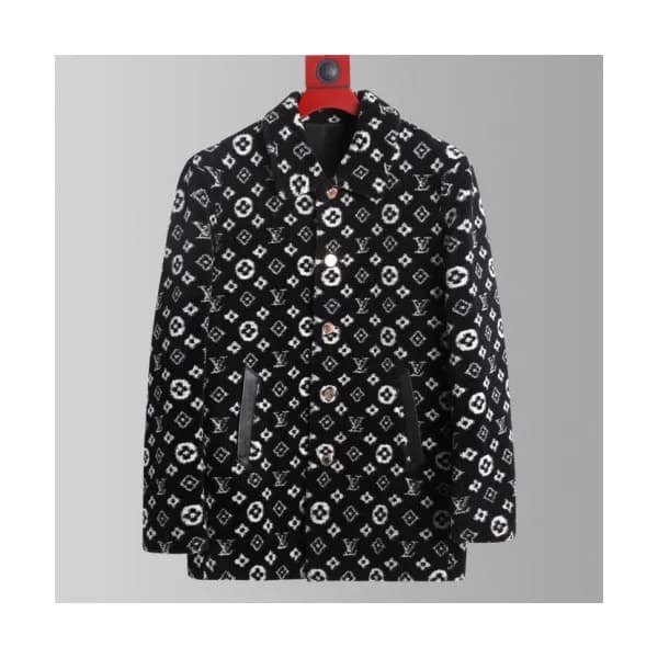 Louis vuitton 2019 Mens Logo Cashmere Suit Jacket … - 1