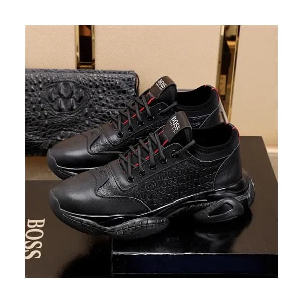 Hugo Boss 2019 Mens Leather Running Shoes - 휴고보스 2… - 1
