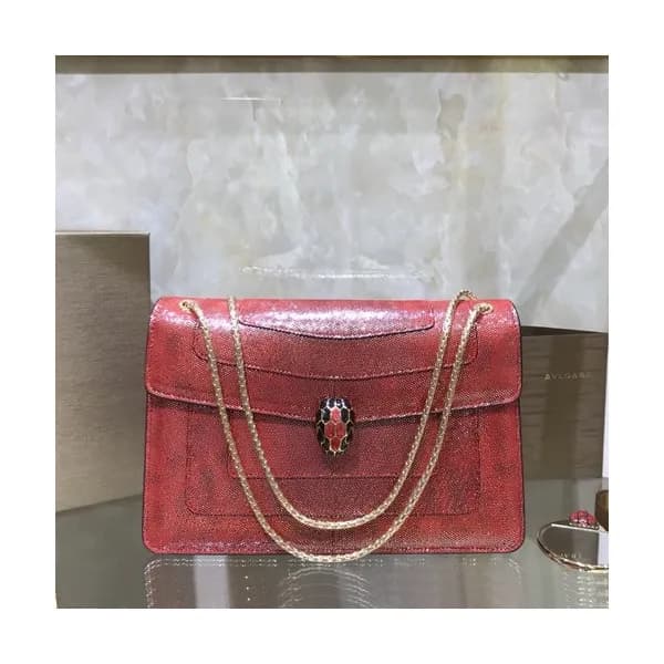 Bvlgari 2019 Serpenti Chain Shoulder Bag,28CM - 불가… - 1