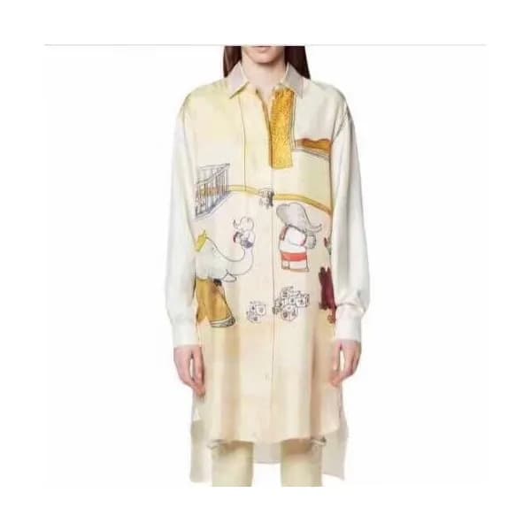 Chloe Womens Trendy Silk Tshirts - 끌로에 여성 트렌디 실크 셔… - 1