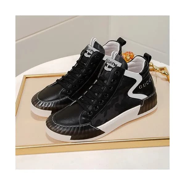Gucci 2020 Mens Leather Sneakers - 구찌 2020 남성용 레더 … - 1