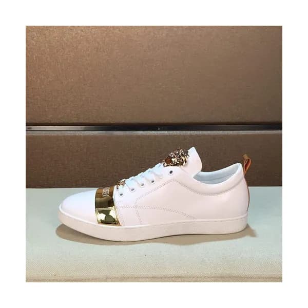 Versace 2020 Mens Leather Sneakers - 베르사체 2020 남성용… - 1