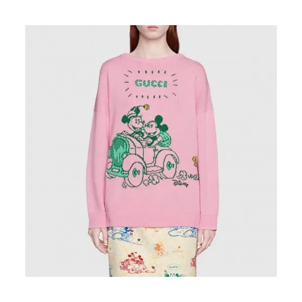 [구찌]Gucci 2020 Womens Casual Crew-neck Wool Sweate… - 1