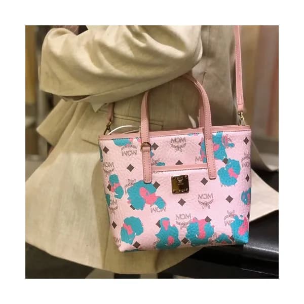 MCM 2020 Anya Mini Tote Shoulder Shopper Bag,19cm … - 1
