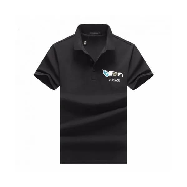 [베르사체]Versace 2020 Mens Logo Cotton Short Sleeved … - 1