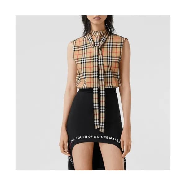 [버버리]Burberry 2020 Womens Vintage Basic Cotton Tsh…