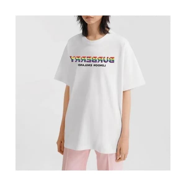 Burberry Mm/Wm Logo Cotton Short Sleeved Tshirts -… - 1