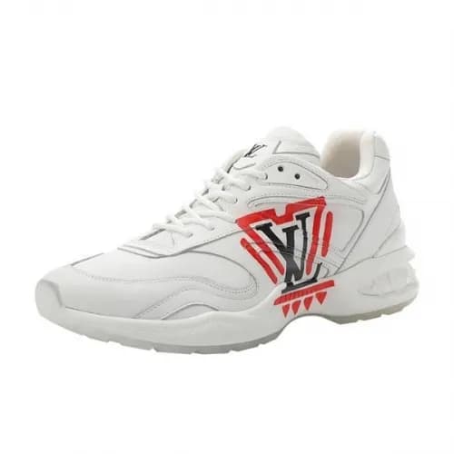 Louis Vuitton 2020 Men's Leather Running Shoes… - 1