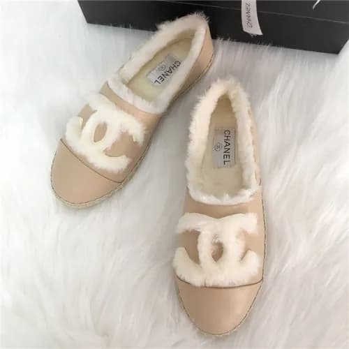 Chanel 2020 Women's Leather Wool Flat - 샤넬 202… - 1