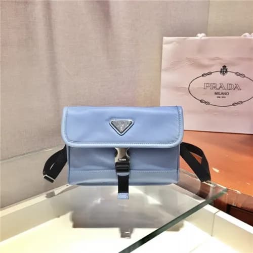 [프라다] Prada 2020 Men's Nylon Shoulder Bag,18cm… - 1
