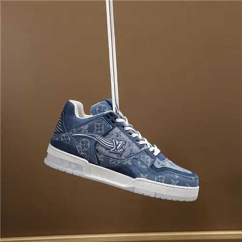 Louis Vuitton 2020 Men's Leather Sneakers - 루이… - 1