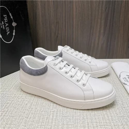 Prada 2021 Men's Leather Sneakers - 프라다 2021 남… - 1