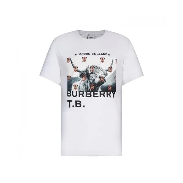 [버버리]Burberry 2021 Mm/Wm Logo Cotton Short Sleeved… - 1
