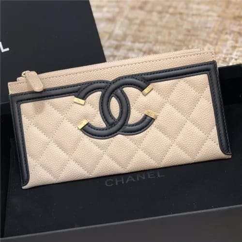 Chanel 2021 Women's Leather Wallet,19cm - 샤넬 2… - 1