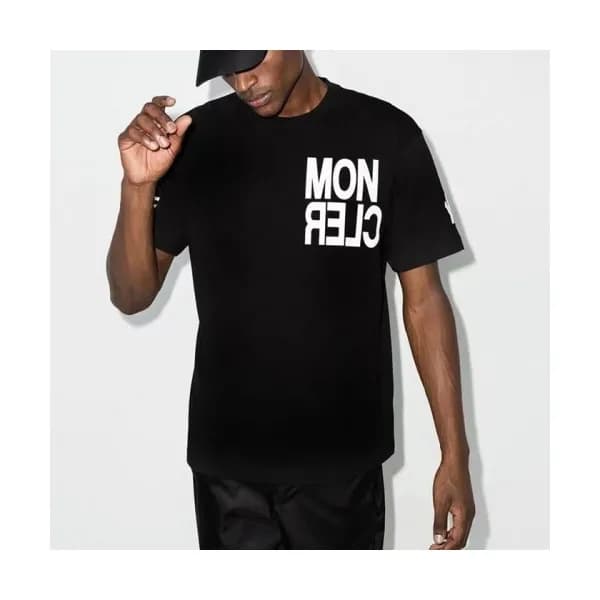 [매장판]Moncler 2021 Mens Logo Crew-neck Short Sleeve… - 1
