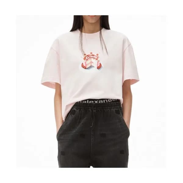 [매장판]Alexsander Wang 2021 Mm/Wm Logo Short Sleeved… - 1