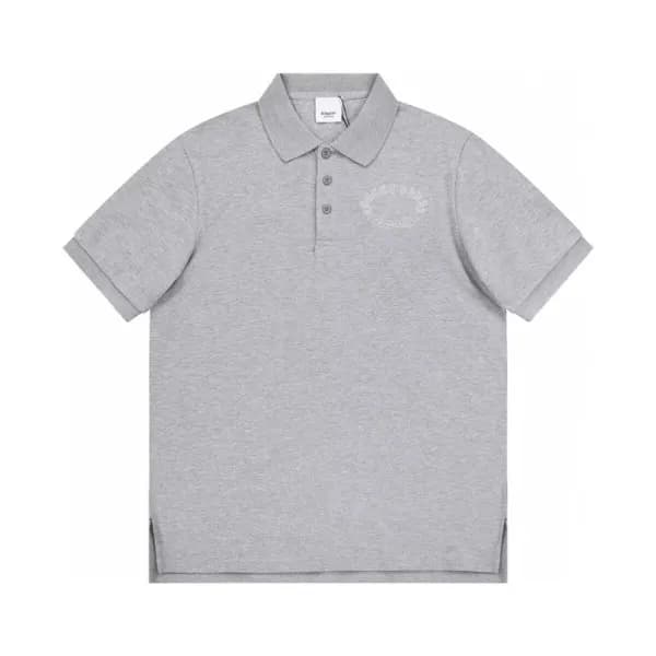 Burberry 2023 Mens Logo Cotton Short Sleeved Tshir… - 1
