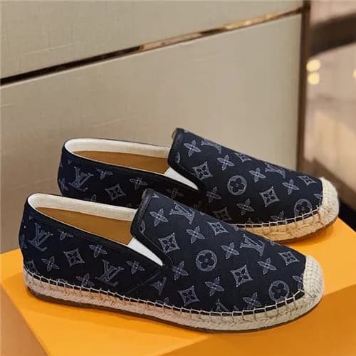 Louis Vuitton 2021 Men's Denim Loafer,LOUS2008… - 1