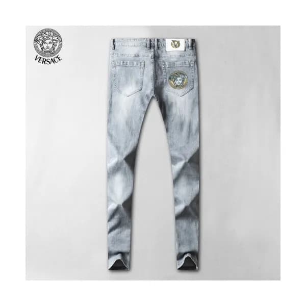 Versace Mens Casual Denim Jeans Gray - 베르사체 2021 … - 1