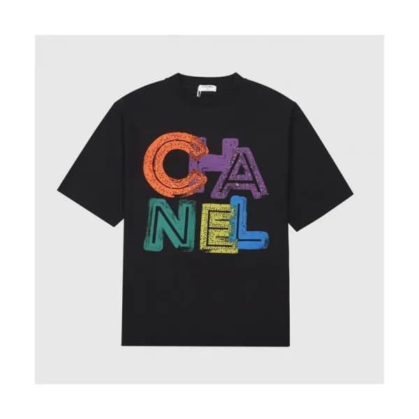 Chanel Mm/Wm 'CC' Logo Cotton Short Sleev… - 1