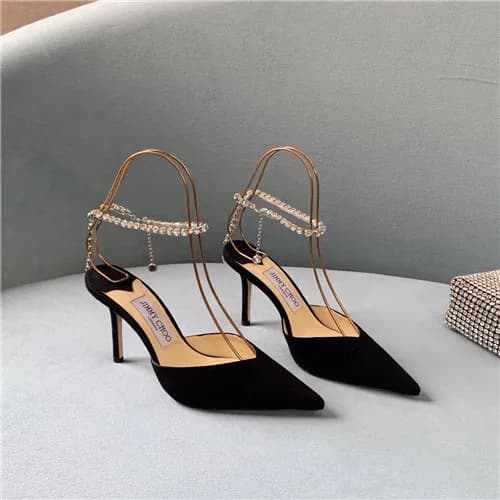 Jimmy Choo 2021 Women's Leather High Heel Sand… - 1