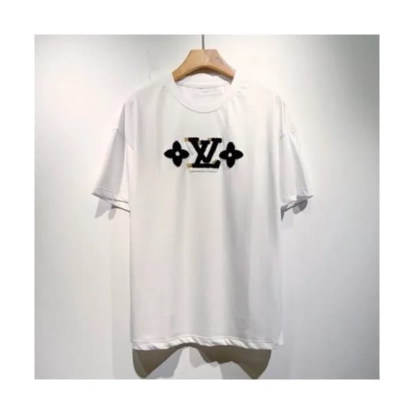 Louis vuitton Mm/Wm Logo Short Sleeved Tshirts Wh… - 1