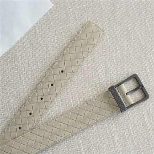 Bottega Veneta 2021 Men's Leather Belt,3.5cm,B… - 1