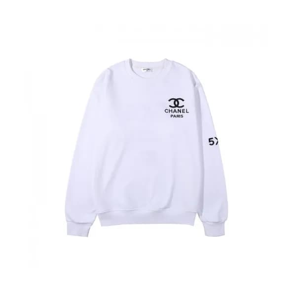 Chanel Mm/Wm Crew-neck Logo Cotton Tshirt White -… - 1