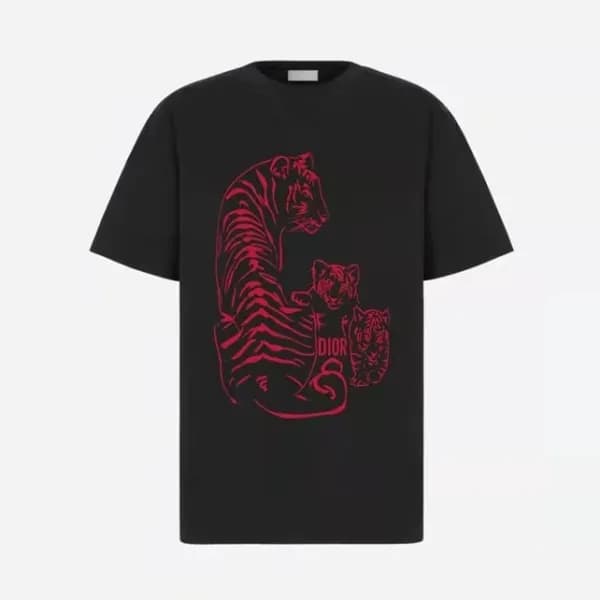 디올 남성 크루넥 블랙 반팔티 - Mens Black Tshirts - dio01714x - 1