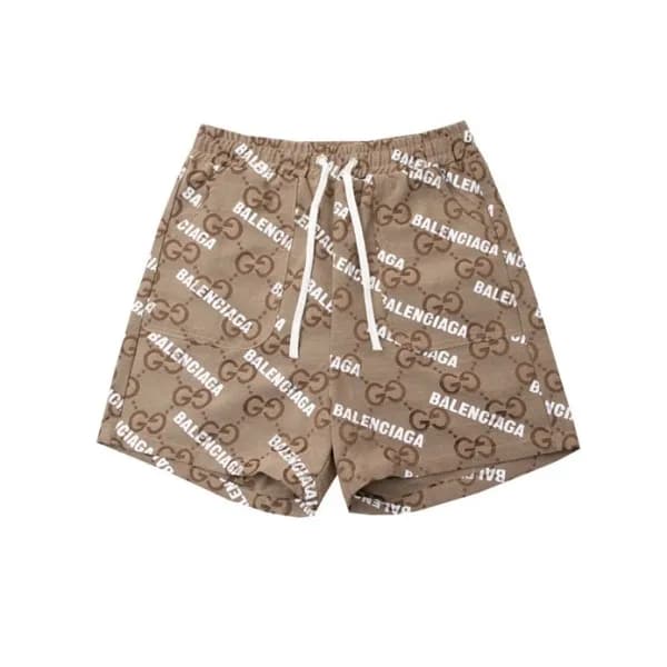 발렌시아가 남성 캐쥬얼 카멜 반바지 - Mens Camel Half-pants - bal0… - 1